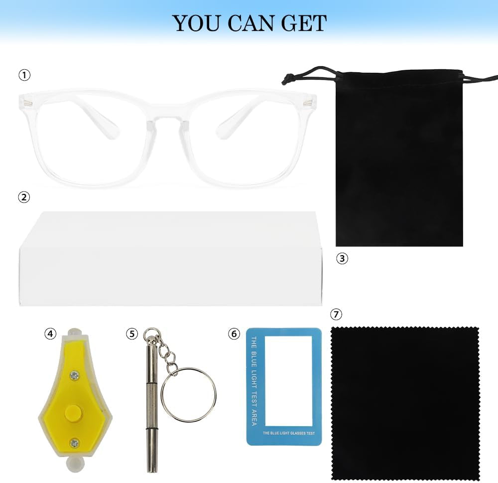 Blue Light Glasses Woman Blue Light Blocking Glasses Mens Blue Light Glasses for Girls Computer Gaming
