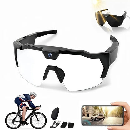 NEW HD Video Glasses Action Camera Sunglasses Smart Glasses Sports Glasses Outdoor Bicycle Motorcycle Driver Recorder Walk Cam
