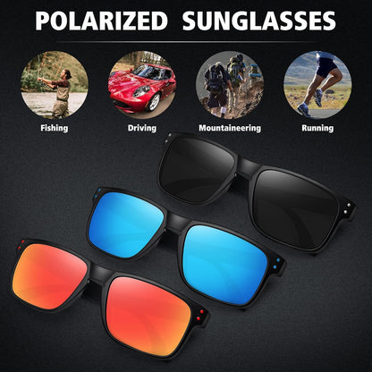 Polarized Sunglasses for Men Women Sports Driving Fishing Glasses UV400 Protection