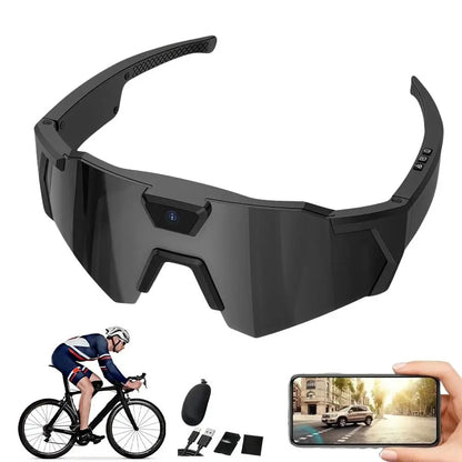 NEW HD Video Glasses Action Camera Sunglasses Smart Glasses Sports Glasses Outdoor Bicycle Motorcycle Driver Recorder Walk Cam