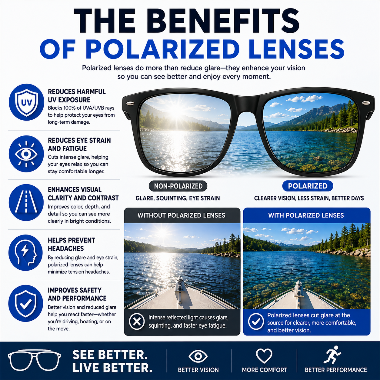 Ocean Court Polarized Glasses