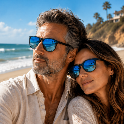 Van Zandt Avenue Polarized Metal Sunglasses