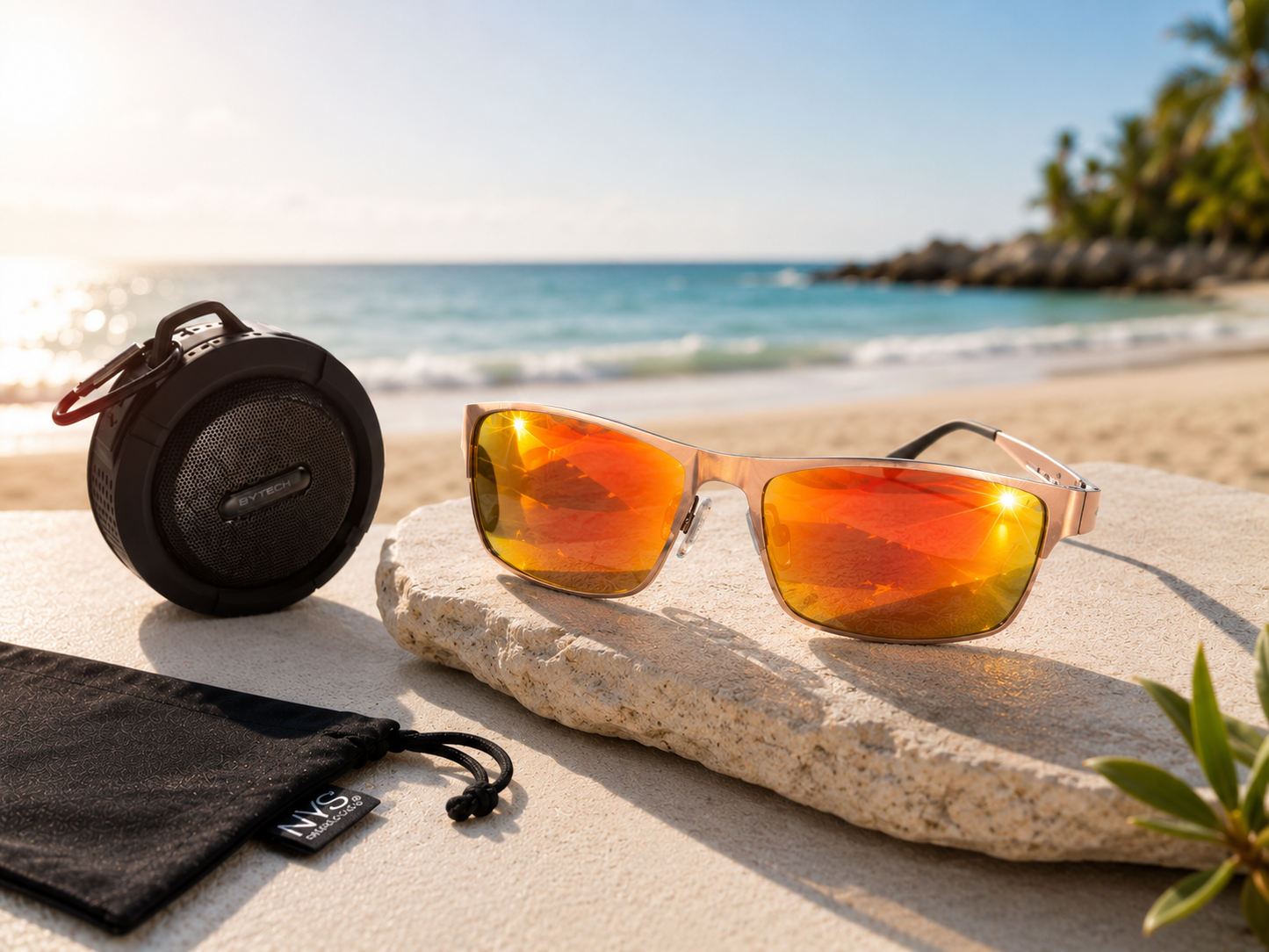 Sunglasses Deal! Sunglasses+Soft Case+Speaker