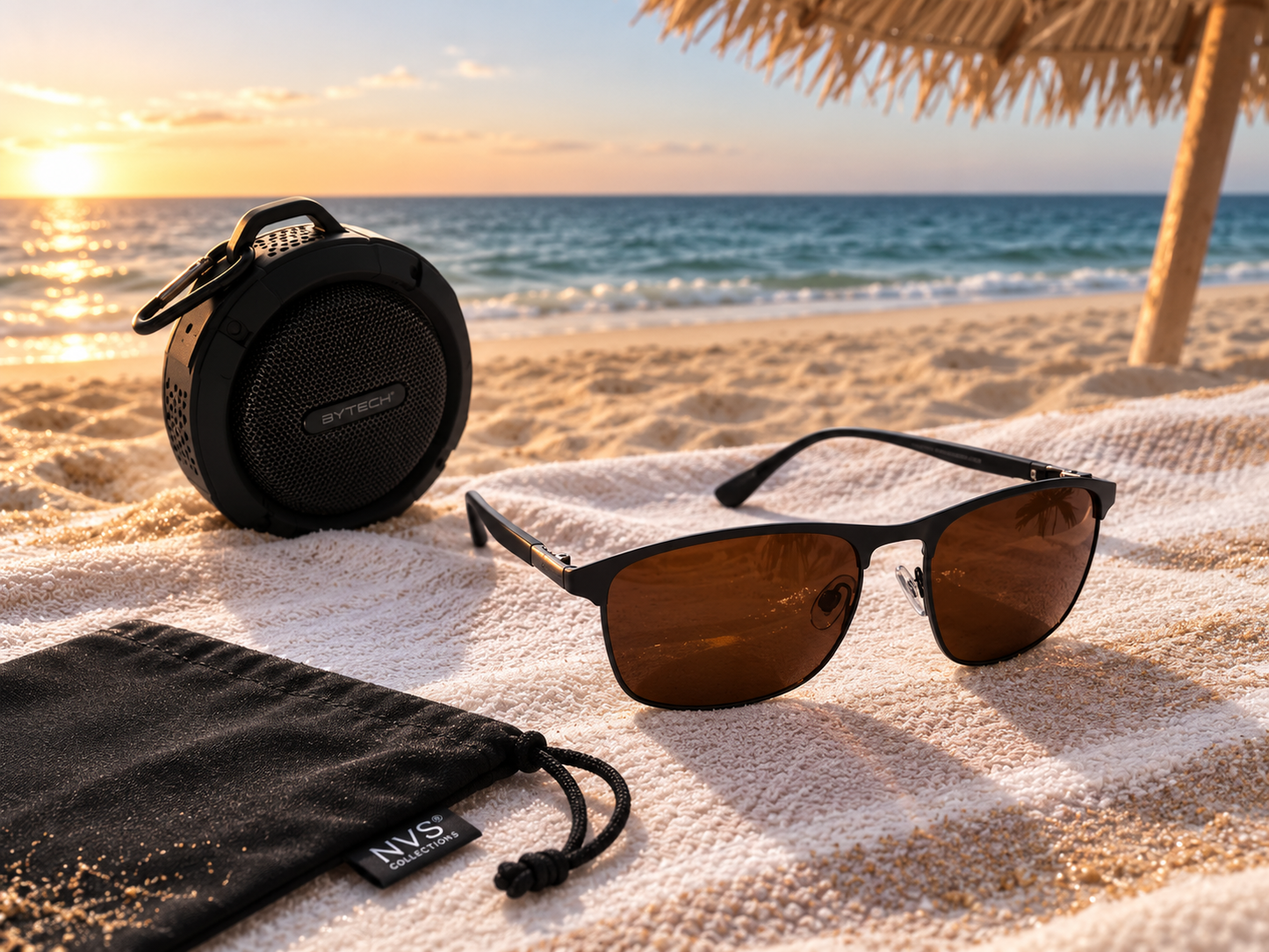 Sunglasses Deal! Sunglasses+Soft Case+speaker