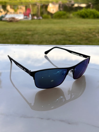 Van Zandt Avenue Polarized Metal Sunglasses