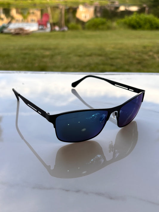 Van Zandt Avenue Polarized Metal Sunglasses