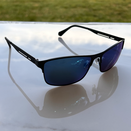 Van Zandt Avenue Polarized Metal Sunglasses