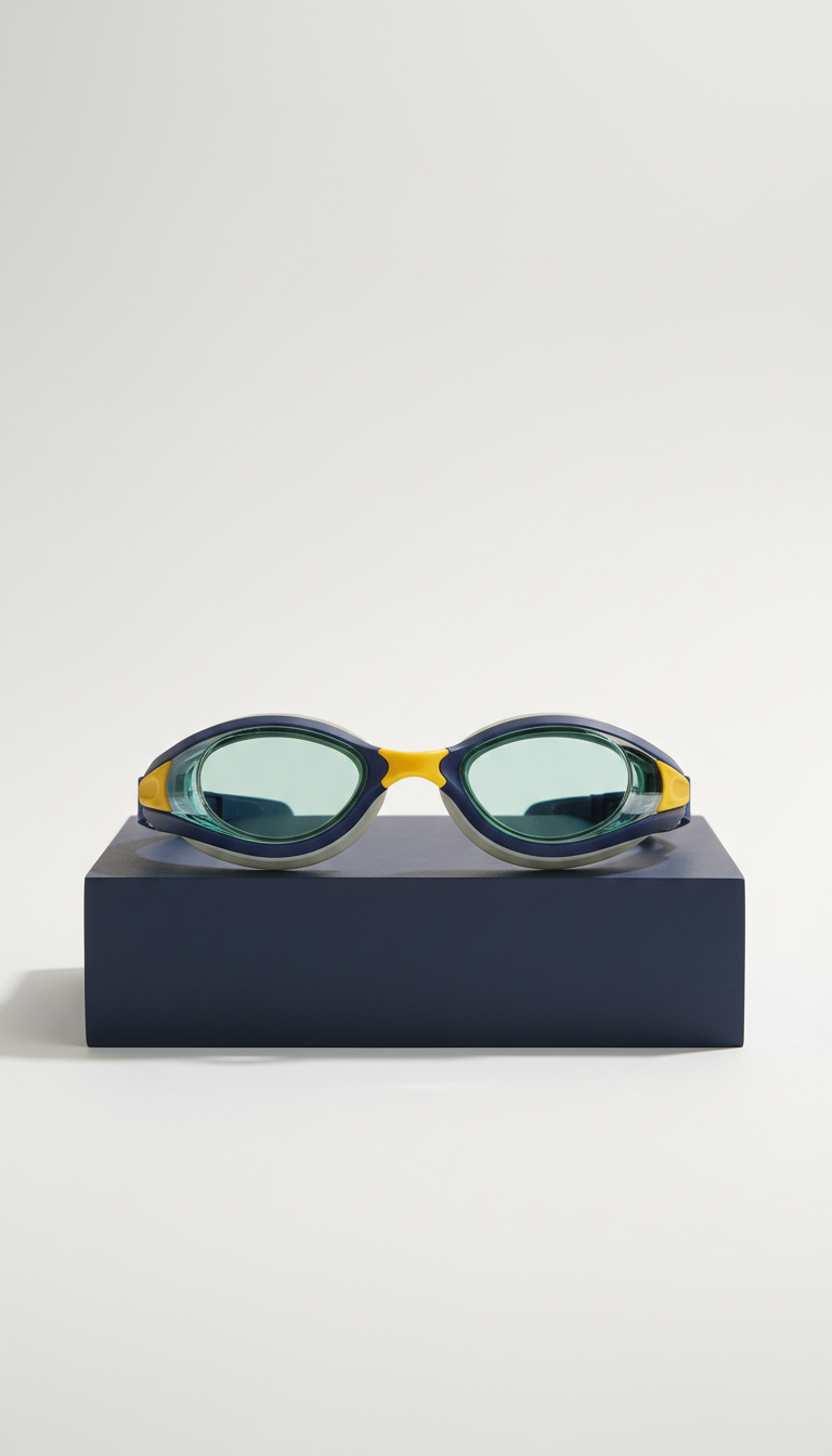 Anti-Fog Swim Goggles With Wide Vision